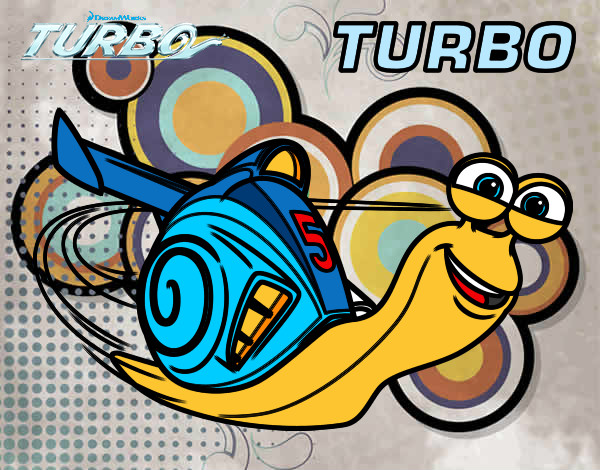 Dibujo Turbo pintado por pokecris