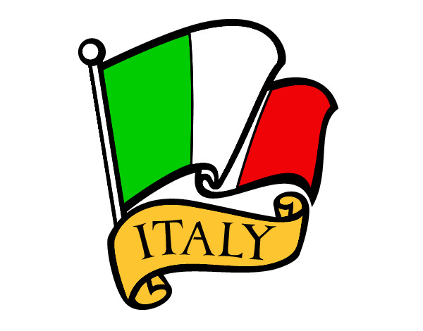 Dibujo Bandera de Italia pintado por superbenji