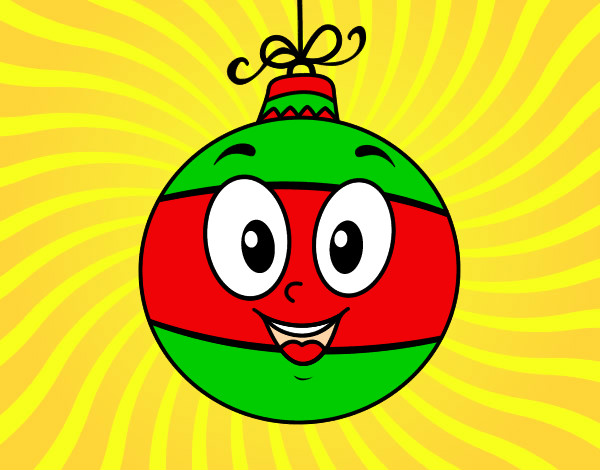 Dibujo Bola de árbol de Navidad pintado por hilary123