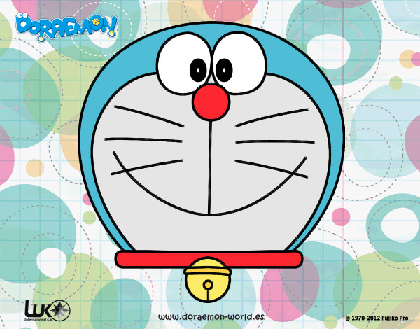 Dibujo Doraemon, el gato cósmico pintado por olichi