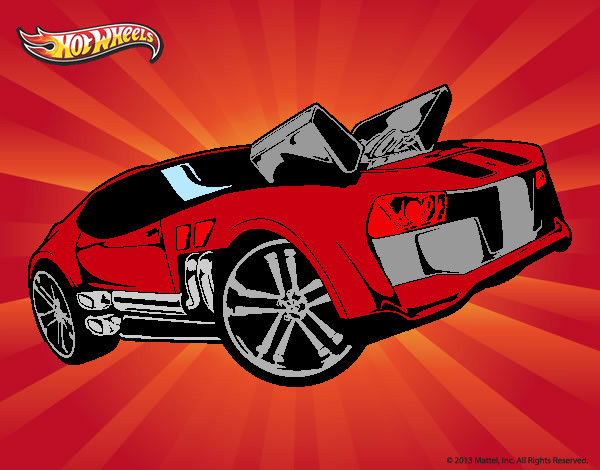 Dibujo Hot Wheels Twinduction pintado por joseREX