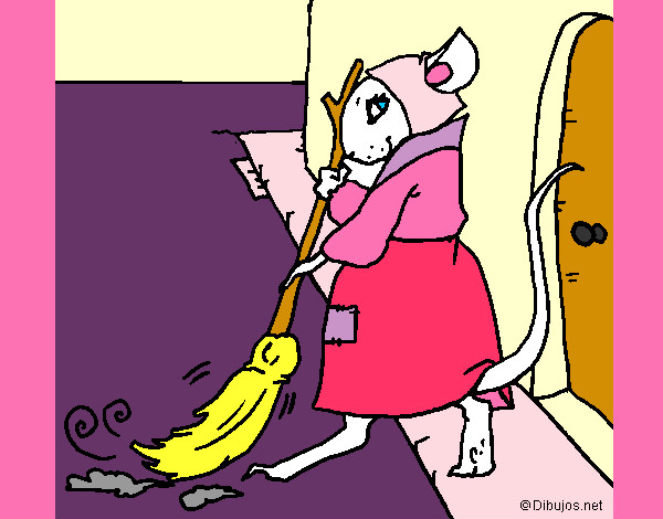 Dibujo La ratita presumida 1 pintado por roxie0711