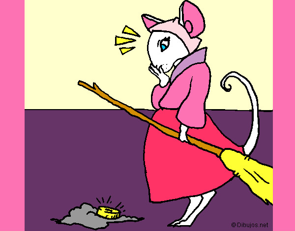 Dibujo La ratita presumida 2 pintado por roxie0711