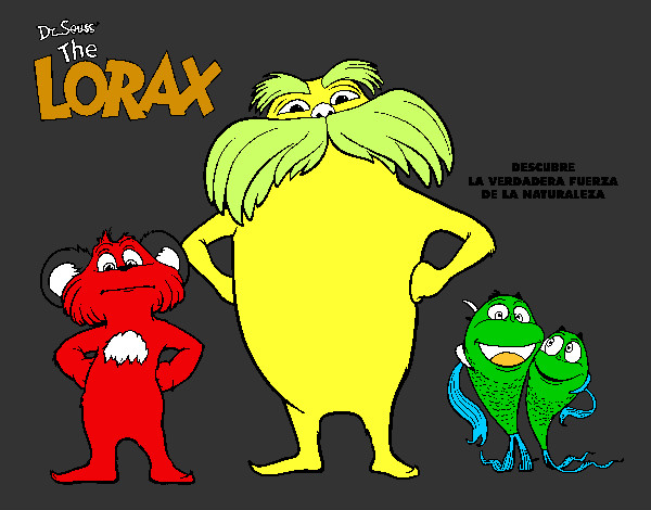 Dibujo Lorax y sus amigos pintado por DaniiElRey