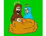 Dibujo Natividad pintado por morenita23