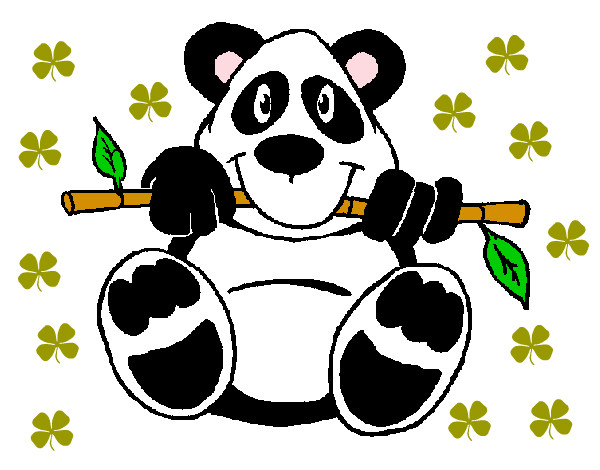 Dibujo Oso panda pintado por Yolandabar