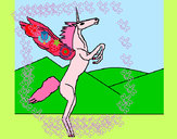 Dibujo Pegaso 2 pintado por unicorn