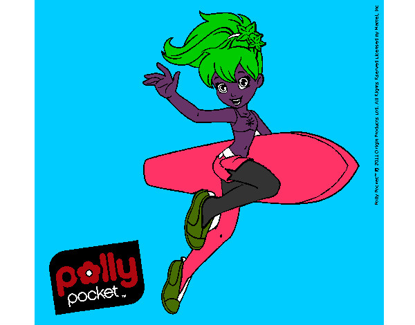 Dibujo Polly Pocket 3 pintado por elihu