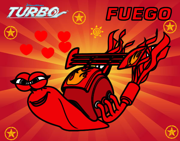 Dibujo Turbo -  Fuego pintado por vicmonito