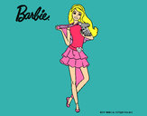Dibujo Barbie y su mascota pintado por lokita10