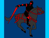 Dibujo Caballero a caballo IV pintado por josemaria1