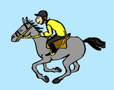 Dibujo Carrera de caballos pintado por josemaria1