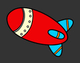 Dibujo Cohete en el espacio pintado por Daivan