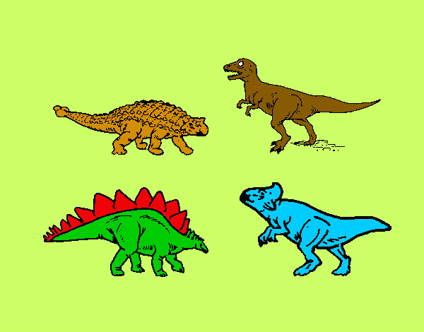 Dibujo Dinosaurios de tierra pintado por jesuscebra