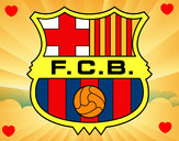 Dibujo Escudo del F.C. Barcelona pintado por Nayeli2003