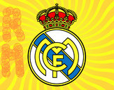 Dibujo Escudo del Real Madrid C.F. pintado por Paco13