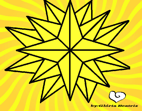 Dibujo Estrella brillante pintado por Mamiteamo