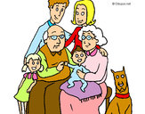 Dibujo Familia pintado por Mirly