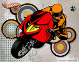 Dibujo Hot Wheels Ducati 1098R pintado por Eduardi