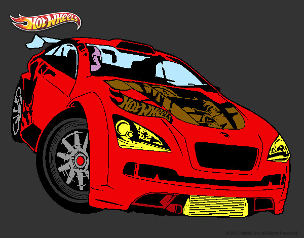 Dibujo Hot Wheels Megane Trophy pintado por ADAG