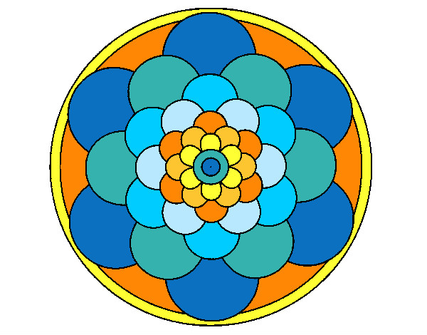 Dibujo Mandala 22 pintado por mirsu