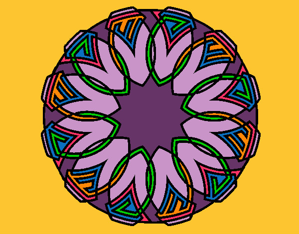 Dibujo Mandala 37 pintado por mirsu