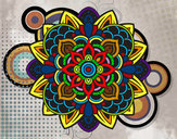 Dibujo Mandala decorativa pintado por IceAntrax