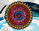 Dibujo Mandala étnica pintado por jeroG