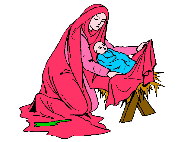 Dibujo Nacimiento del niño Jesús pintado por dayesty
