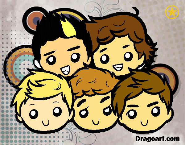 Dibujo One Direction 2 pintado por CaitlinM