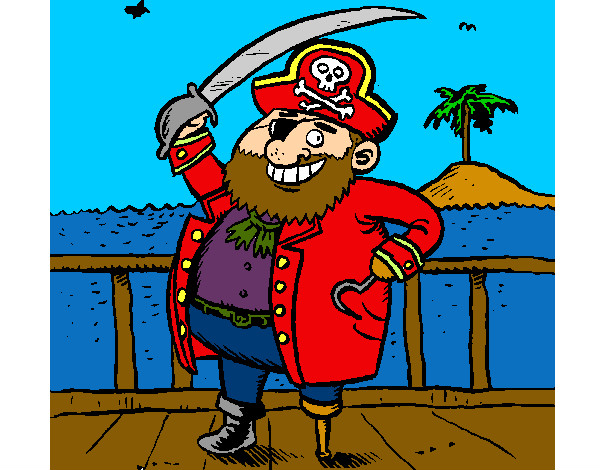 Dibujo Pirata a bordo pintado por MOGLI