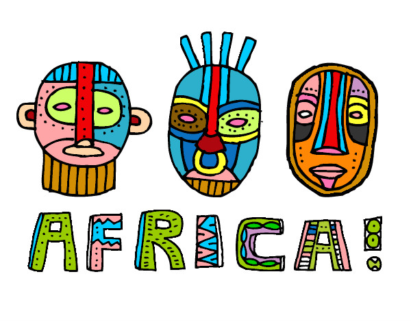 Dibujo Tribus de África pintado por jackesita