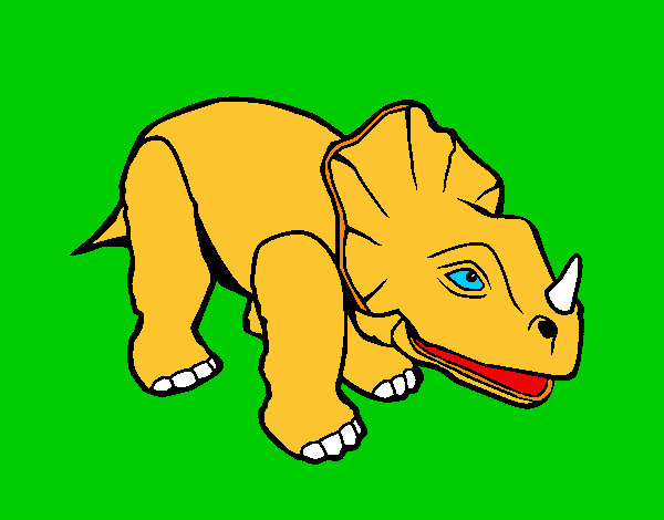 Dibujo Triceratops II pintado por jesuscebra