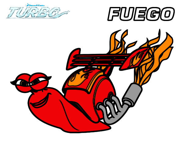 Dibujo Turbo -  Fuego pintado por unpoeta