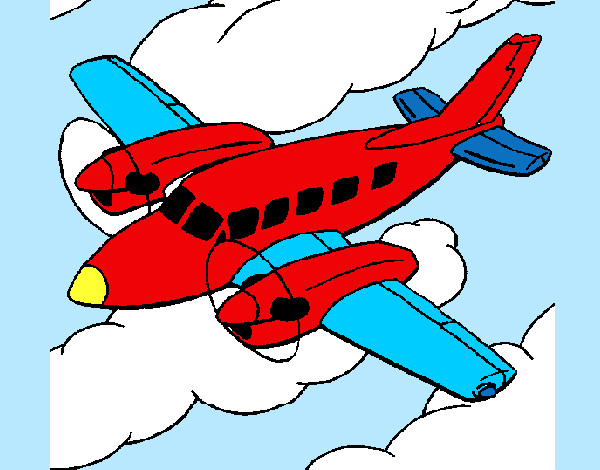Dibujo Avioneta 1 pintado por marcosagus