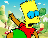 Dibujo Bart 2 pintado por diezjose