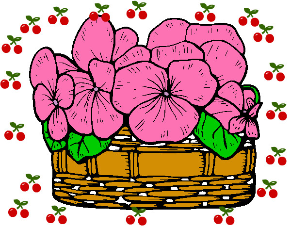Dibujo Cesta de flores 12 pintado por sandrea