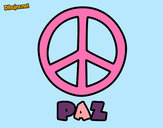 Dibujo Círculo de la paz pintado por rakel23