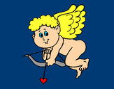 Dibujo Cupido 3 pintado por amalia
