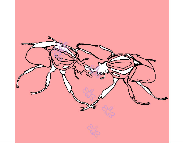 Dibujo Escarabajos pintado por nikol33