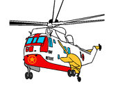 Dibujo Helicóptero al rescate pintado por marcosagus