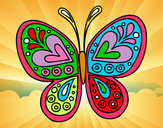 Dibujo Mandala mariposa pintado por CLEOPATRA4