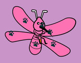 Dibujo Mosquito con grandes alas pintado por nikol33