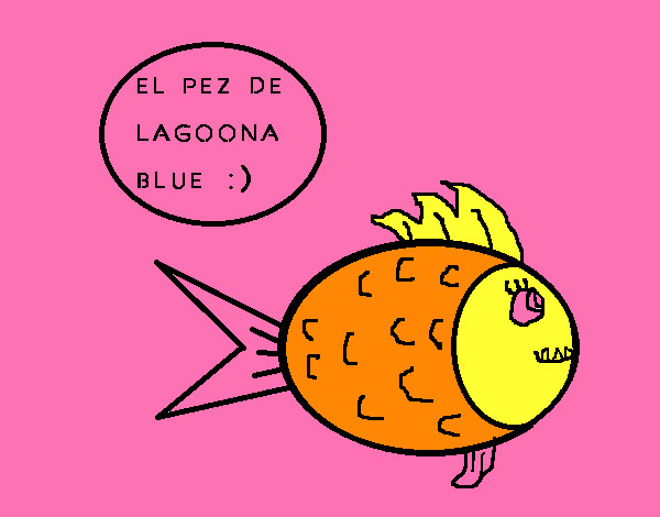 Dibujo Pez de Lagoona Blue pintado por GUABY
