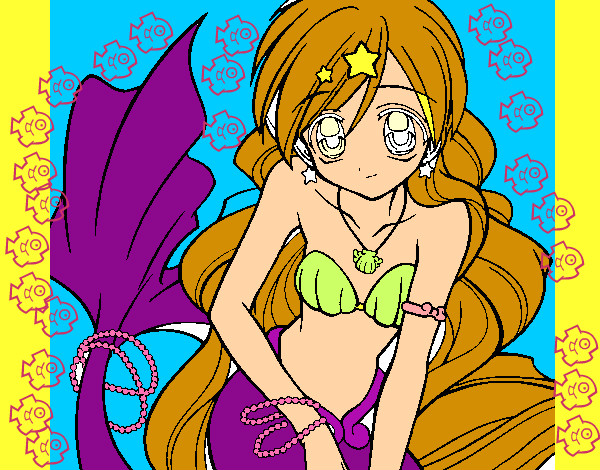 Dibujo Sirena 3 pintado por SofiKitty