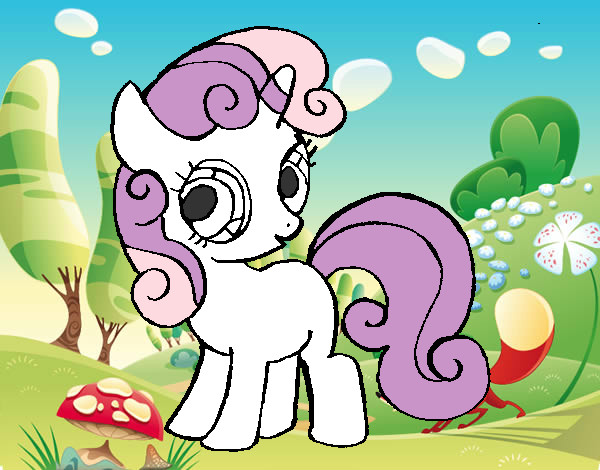 Dibujo Sweetie belle pintado por niulea