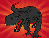 Dibujo Tiranosaurio Rex enfadado pintado por bryan95