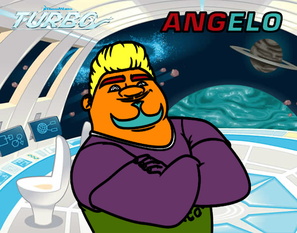 Dibujo Turbo - Angelo pintado por juandieg