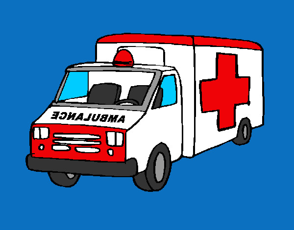 Dibujo Ambulancia pintado por MYKE