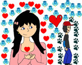Dibujo Amor pintado por edwa